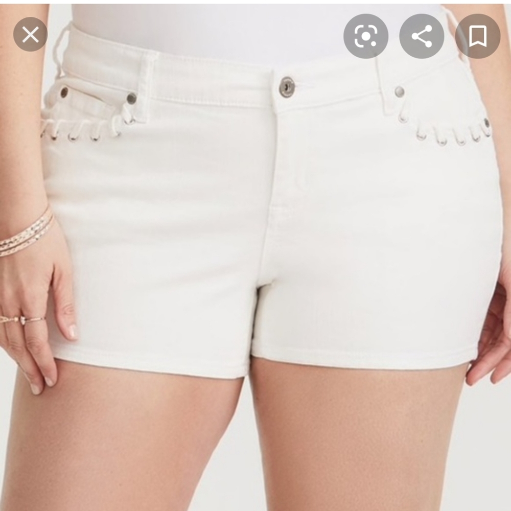 Torrid Pocket Lace Shorts